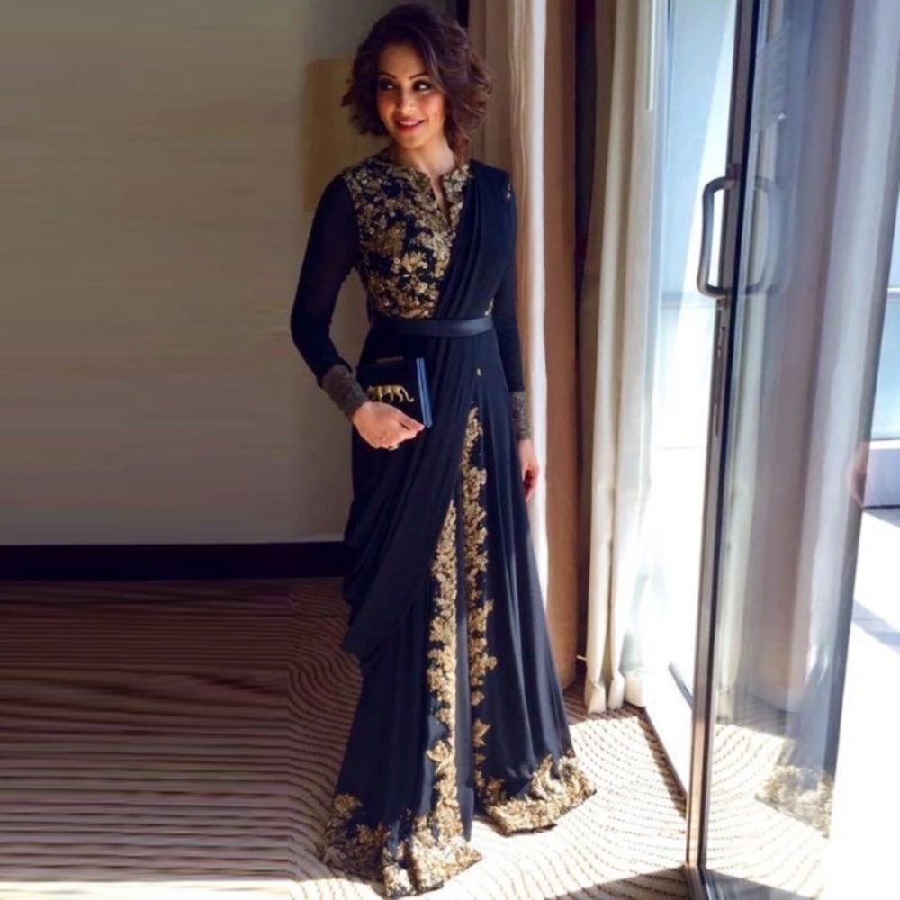 Muslim /Long Sleeve Arabic evening dress